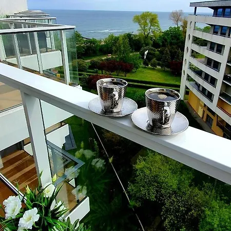 Seaside Apartament 616 Z Widokiem Na Morze Kołobrzeg Esterno foto